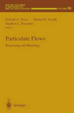 Particulate Flows: Processing and Rheology de Donald A. Drew