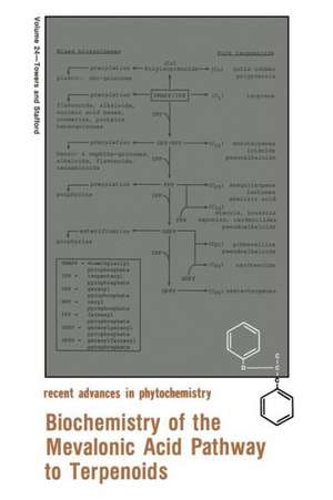 Biochemistry of the Mevalonic Acid Pathway to Terpenoids de G.H.Neil Towers