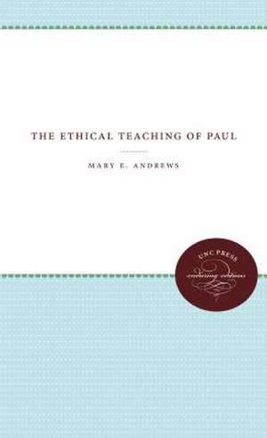 The Ethical Teaching of Paul de Mary E. Andrews