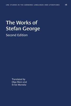 The Works of Stefan George de Ernst Morwitz