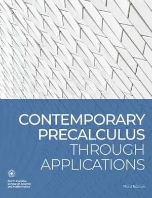 Contemporary Precalculus through Applications