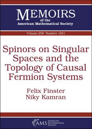 Spinors on Singular Spaces and the Topology of Causal Fermion Systems de Felix Finster