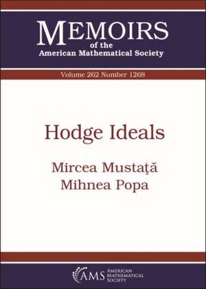 Hodge Ideals de Mihnea Popa