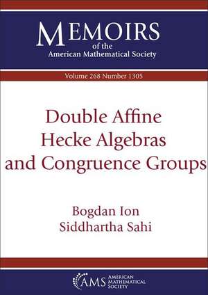 Double Affine Hecke Algebras and Congruence Groups de Siddhartha Sahi