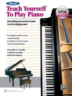 Alfred's Teach Yourself to Play Piano: Everything You Need to Know to Start Playing Now!, Book & Online Audio de VARIOUS