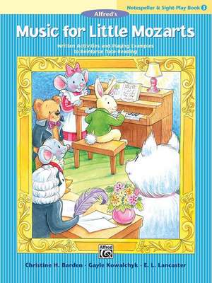 Music for Little Mozarts Notespeller & Sight-Play Book, Bk 3 de Christine H Barden