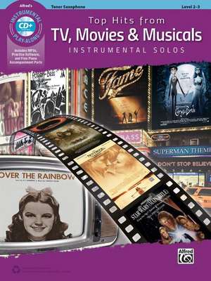 Top Hits from TV, Movies & Musicals Instrumental Solos de Alfred Music