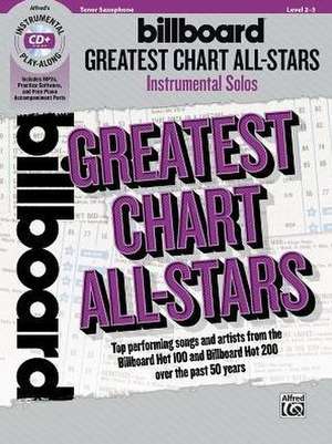 Billboard Greatest Chart All-Stars Instrumental Solos de Alfred Music