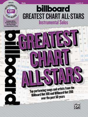 Billboard Greatest Chart All-Stars Instrumental Solos for Strings de Alfred Music