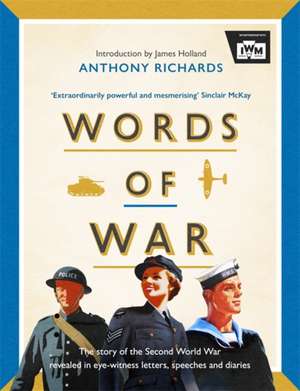 Words of War de Anthony Richards