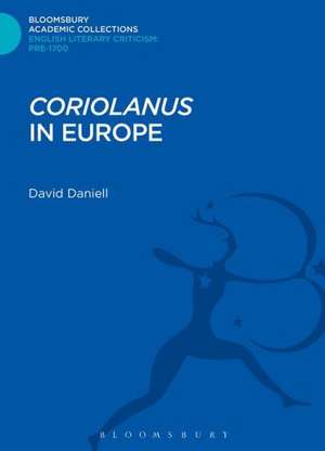 Coriolanus' in Europe de David Daniell