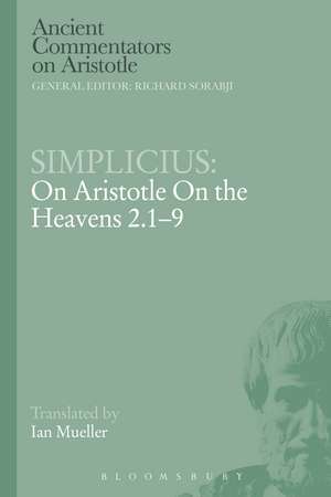 Simplicius: On Aristotle On the Heavens 2.1-9 de Simplicius