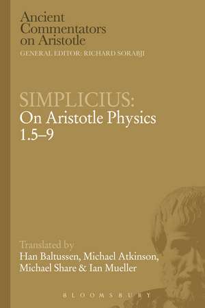 Simplicius: On Aristotle Physics 1.5-9 de Han Baltussen