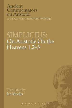 Simplicius: On Aristotle On the Heavens 1.2-3 de Simplicius