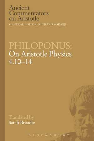 Philoponus: On Aristotle Physics 4.10-14 de Philoponus