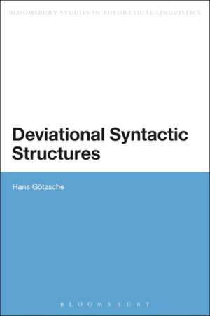 Deviational Syntactic Structures de Associate Professor Hans Götzsche