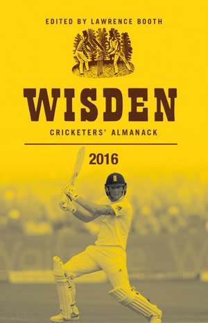 Wisden Cricketers’ Almanack 2016 de Lawrence Booth