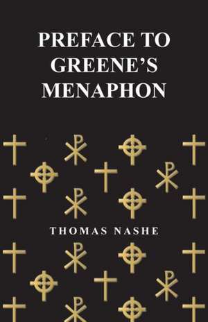 Preface to Greene's Menaphon de Thomas Nashe