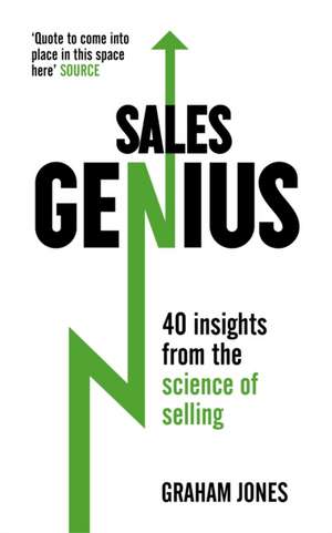 Sales Genius de Graham Jones