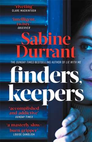 Finders, Keepers de Sabine Durrant