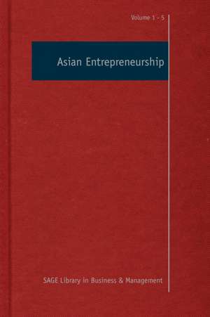 Asian Entrepreneurship de Léo-Paul Dana