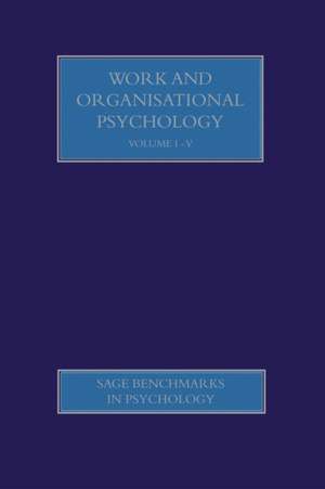 Work and Organisational Psychology de Gregory J. Boyle