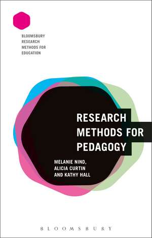 Research Methods for Pedagogy de Prof. Melanie Nind