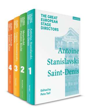 The Great European Stage Directors Set 1: Volumes 1-4: Pre-1950 de Simon Shepherd