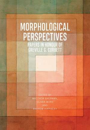 Morphological Perspectives de Matthew Baerman