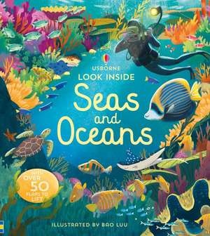 Look Inside Seas and Oceans de Megan Cullis