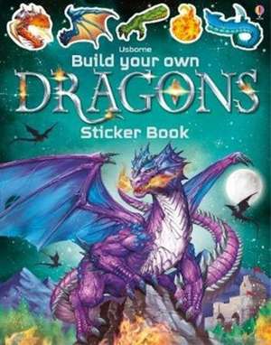 Build Your Own Dragons Sticker Book de Simon Tudhope