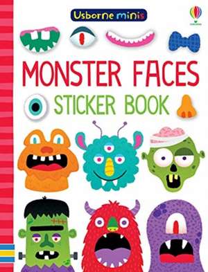 Monster Faces Sticker Book de Sam Smith