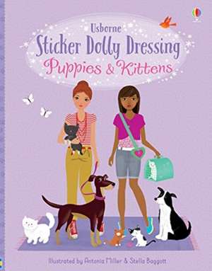 Sticker Dolly Dressing Puppies & Kittens de Fiona Watt