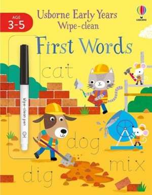 Early Years Wipe-Clean First Words de JESSICA GREENWELL