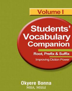 Student Vocabulary Companion 1 de Mba Okyere Bonna