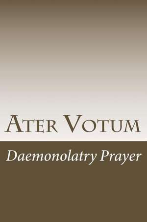 Ater Votum: Daemonolatry Prayer de Db Publishing