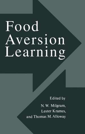 Food Aversion Learning de N. Milgram