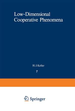 Low-Dimensional Cooperative Phenomena: The Possibility of High-Temperature Superconductivity de H. Keller