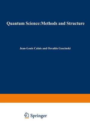 Quantum Science Methods and Structure: A Tribute to Per-Olov Löwdin de Jean-Louis Calais