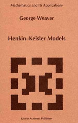 Henkin-Keisler Models de George Weaver