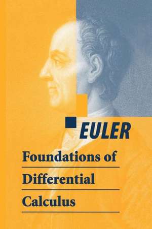 Foundations of Differential Calculus de Euler