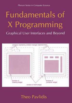 Fundamentals of X Programming: Graphical User Interfaces and Beyond de Theo Pavlidis