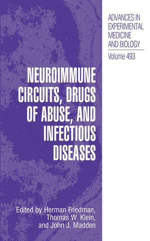 Neuroimmune Circuits, Drugs of Abuse, and Infectious Diseases de Herman Friedman