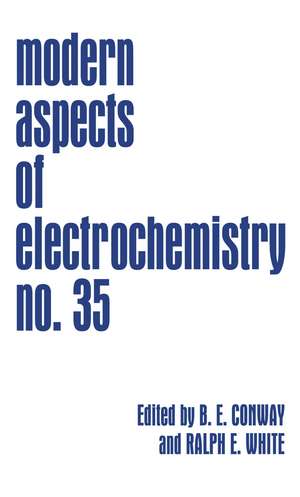 Modern Aspects of Electrochemistry de Brian E. Conway