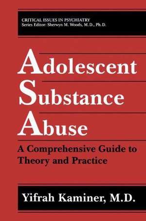 Adolescent Substance Abuse: A Comprehensive Guide to Theory and Practice de Yifrah Kaminer