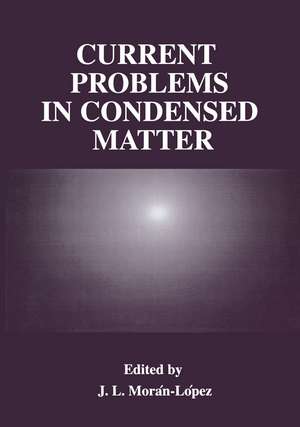 Current Problems in Condensed Matter de J.L. Morán-López
