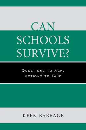 Can Schools Survive? de Keen Babbage