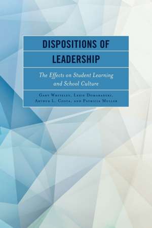 Dispositions of Leadership de Gary Whiteley