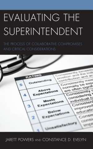 EVALUATING THE SUPERINTENDENTCB de Constance D. Evelyn