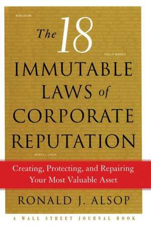 18 IMMUTABLE LAWS OF CORPORATE de Alsop